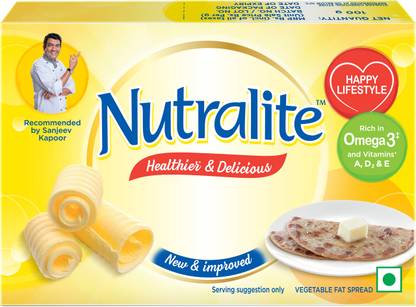 Nutralite Premium|Enriched with Vitamins and Omega 3|Naturally Cholesterol-free Fat Spread