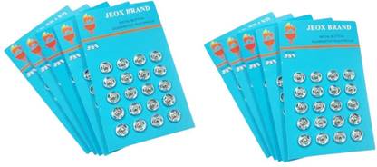 DIYtronics 200 Pcs Titch Button Metal Buttons Tailoring Material for Home Decor, Clothing Metal Buttons