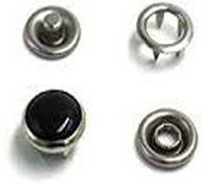 Phbl's 100 Sets(400 Pieces) - Open-Ring Cap Gripper Grip Prong Metal Snaps No - Sew Metal Buttons