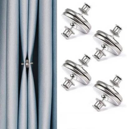 COSKIRA 4 Pairs Curtain Weights Magnet Button,Curtain Button, Room Accessories, Metal Buttons