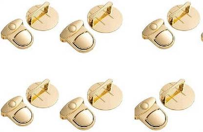 JNT 30mm Golden Purse/Bag Push Lock Button Tuck Lock/Closure/Clasp Metal Buttons