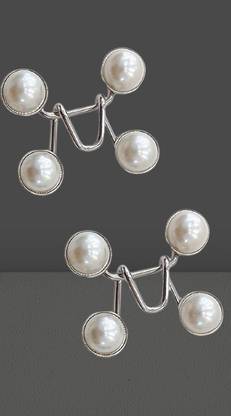 VOIISH Pant Waist Tightener Adjustable Buckle For Loose Jeans Button Pins (PACK OF 2) Metal Buttons