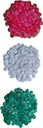 SK TRADERS Multicolor clear Button Plastic Buttons