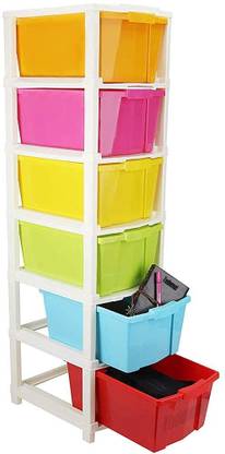 Nejadhari Plastic Modular Drawer Storage Chest Of Drawers Organizer Storage Box Large Stomo Racks For Multipurpose Vanity Box