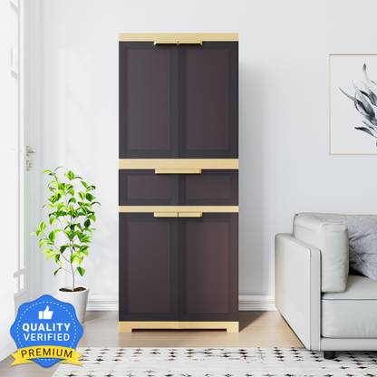 Nilkamal FMDR 1C Freedom Plastic Storage Cabinet with 1 Drawer for Multipurpose Use Plastic Free Standing Cabinet