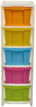 ROSTY Plastic Free Standing Chest of Drawers