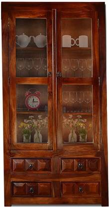 Flipkart Perfect Homes Sheesham Solid Wood Solid Wood Free Standing Cabinet