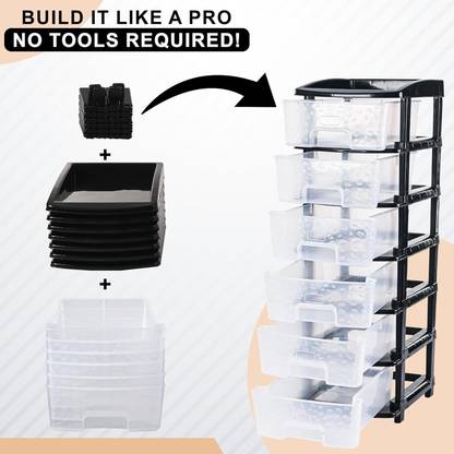 D&D NX Plastic Free Standing Chest of Drawers