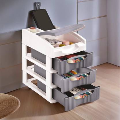 Sonal SPACIA_3 (Mini Size) Multipurpose Organizer Drawers | Size(25x22x17)cm | Plastic Free Standing Chest of Drawers