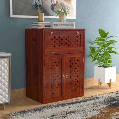 Custom Decor Inverter Battery Cabinet Solid Wood Free Standing Cabinet