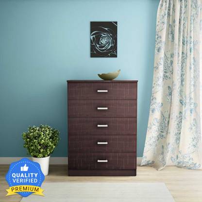 Godrej Interio Squadro Plus Engineered Wood Free Standing Chest of Drawers