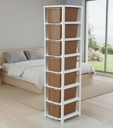 Viseman multi Layer Drawer Cabinet with Premium Utility Construction Plastic Free Standing Cabinet