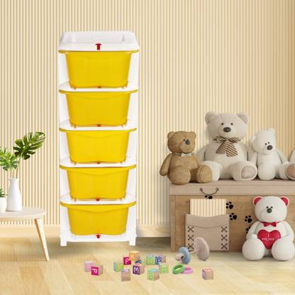 3D METRO SUPER STORE Plastic Free Standing Chest of Drawers Plastic Free Standing Chest of Drawers