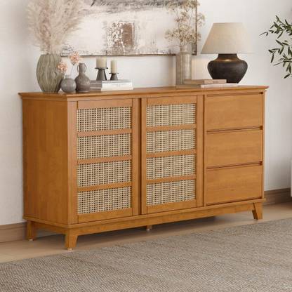 Wakefit Kono Solid Wood Free Standing Sideboard