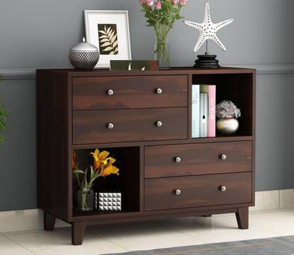 VK Handicraft Solid Wood Free Standing Cabinet