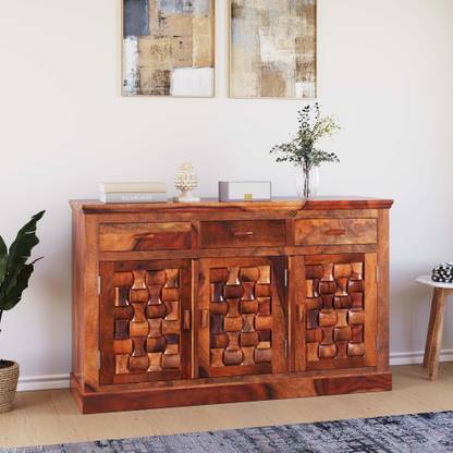 Allie Wood Shessham ( Rosewood ) Solid Wood Free Standing Sideboard