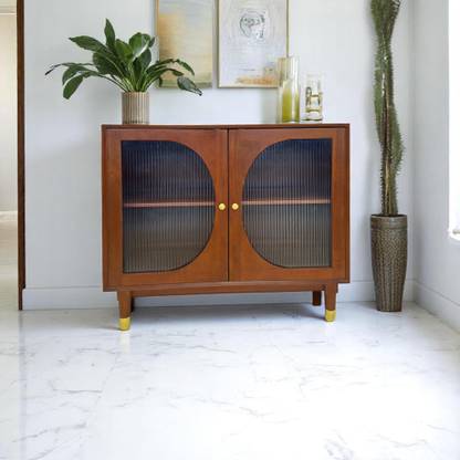 THE ATTIC The Attic Kingston Sideboard Honey Solid Wood Free Standing Sideboard