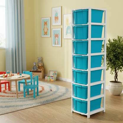 Viseman multi Layer Drawer Cabinet with Premium Utility Construction Plastic Free Standing Cabinet