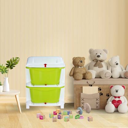 3D METRO SUPER STORE 2 Tier XXL Multi-Purpose Modular Drawer Storage With Lockable Legs For Home & Kitchen, Office, Toy Box, Clothes, Hospital, Jewellery Box, Makeup Box Vanity Box