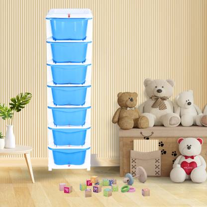 3D METRO SUPER STORE 7 Tier XXL Multi-Purpose Modular Drawer Storage With Lockable Legs For Home & Kitchen, Office, Toy Box, Clothes, Hospital, Jewellery Box, Makeup Box Vanity Box