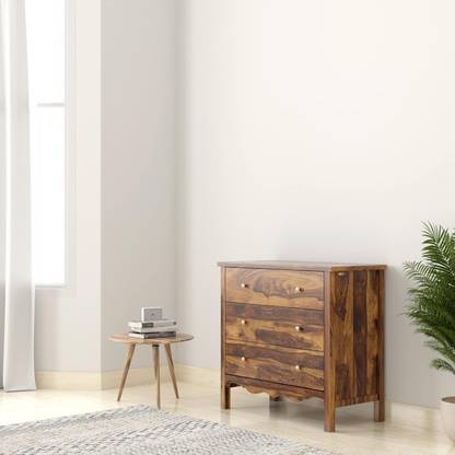 Rajgharana Sheesham Wood Chest of Drawers With 3 Drawer Storage For Living Room/Home Solid Wood Free Standing Chest of Drawers