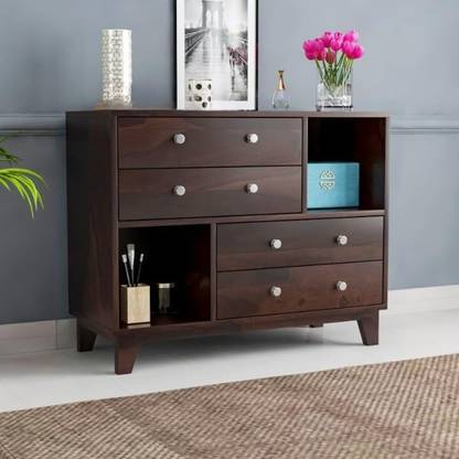 Kunjal Furniture Sheesham Wood Chest Of Drawer Solid Wood Free Standing Chest of Drawers