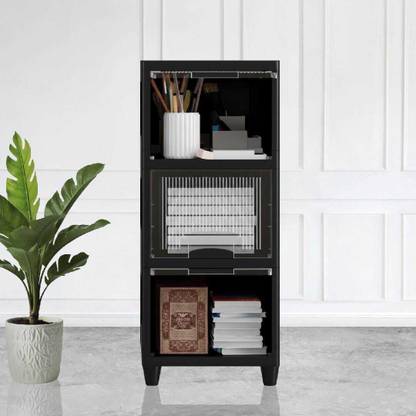 PALAK 3 Layer Heavy Duty Plastic Storage Drawer with Wheels | Modular Cabinet for Home Plastic Free Standing Chest of Drawers
