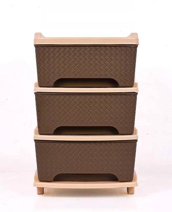 Sonal Plastic Free Standing Chest of Drawers