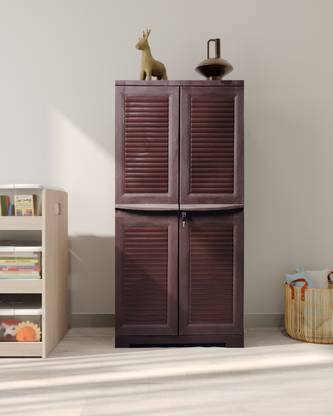 ARLAVYA Century 4.1 Ft x 2 Ft |1 Year Warranty|Premium Plastic Cupboard Plastic Wardrobe Plastic Free Standing Cabinet