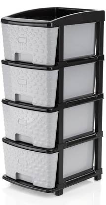 ASHLAS Plastic Free Standing Chest of Drawers