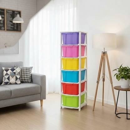 Viseman multi Layer Drawer Cabinet with Premium Utility Construction Plastic Free Standing Cabinet