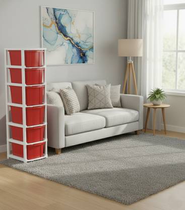 Viseman multi Layer Drawer Cabinet with Premium Utility Construction Plastic Free Standing Cabinet