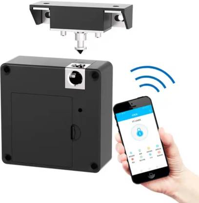 Safe'O'Buddy Smart Cabinet Lock Electronic Hidden RFID Card High Security for Wooden Bookcase Stealthlock Keyless Locking System