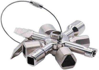 NITYA 10in1 Multi Cross Triangle Square For Elevator ,Electrical Cupboard Box,Train Combination Lock