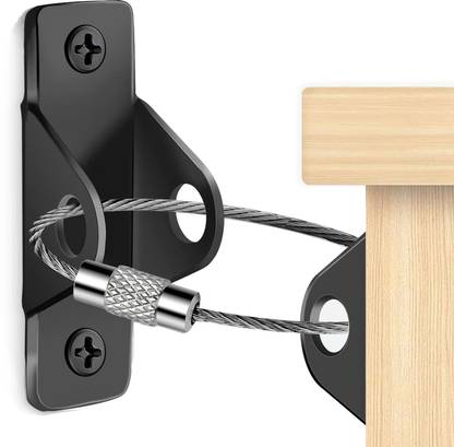 arkit Furniture Straps D-Shape | Furniture Secure Straps for Dresser Cabinet Bookshelf Combination Lock