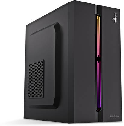 FINGERS RGB-Fortuna Micro-ATX Cabinet with USB 2.0 and USB 3.0 Ports Compatible with Computer