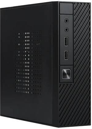 DVP TX01 Mini ITX Compact Small Form Factor Computer Case Cabinet with USB 2.0 Ports Compatible with Computer