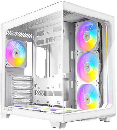 Antec C5-ARGB-White Mid Tower Cabinet with USB 2.0 and USB 3.0 Ports Compatible with Computer