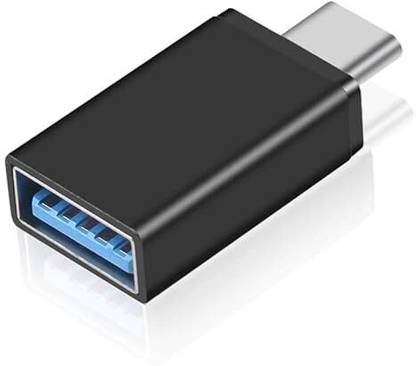 Rhobos e High-Speed USB Type C Adapter, Female USB A to USB C 3.0 Male OTG Adapter na Cabinet with USB 2.0 and USB 3.0 Ports Compatible with Computer