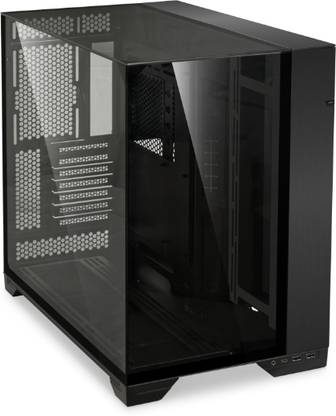 Lian Li O11 Vision Tempered Glass I Support ATX/Micro-ATX/Mini-ITX MB Mid-Tower Gaming Cabinet with USB 2.0 and USB 3.0 Ports Compatible with Gaming Console