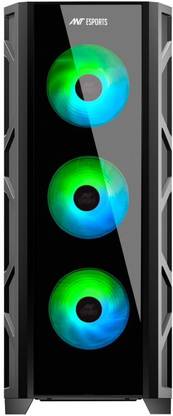 Ant Esports Dynamic GT Mid Tower Cabinet with USB 2.0 and USB 3.0 Ports Compatible with Computer