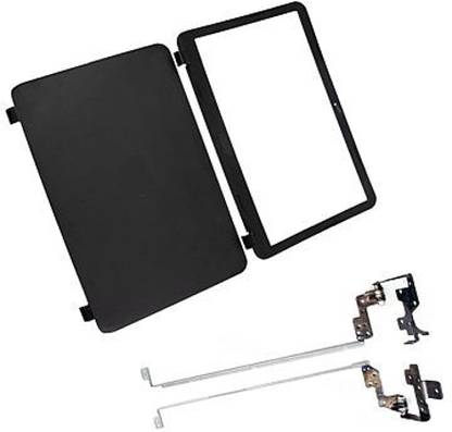 Rubaintech Compatible For Hp 15-G080ND, 15-G080NR, 15-G081ND, 15-G081NR Laptop ABH Top Back Lid LCD Cover Rear Case Panel Front Bezel Hinges Cabinet Compatible with Computer