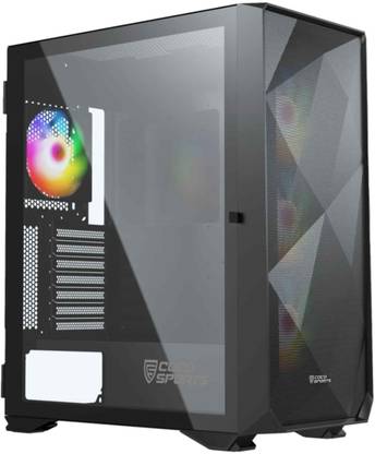 COCONUT Rampage 1000D middle tower Cabinet with USB 2.0 and USB 3.0 Ports Compatible with Gaming Console