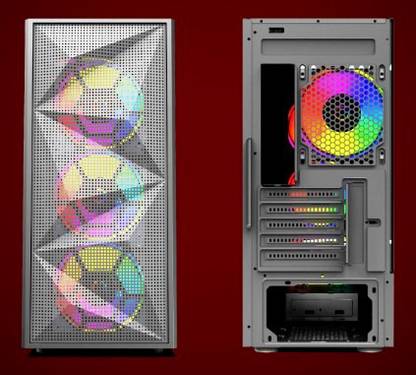 CIRCLE CT GAMING ELEGANTOR M MICRO SERIES WITH FOUR ARGB FANS FULL TOWER Cabinet with USB 2.0 and USB 3.0 Ports Compatible with Gaming Console