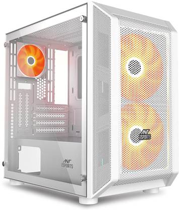Ant Esports 200 Air| Support M-ATX, ITX | Pre-Installed 2 x 200 mm ARGB Front Fans Mini Tower Cabinet
