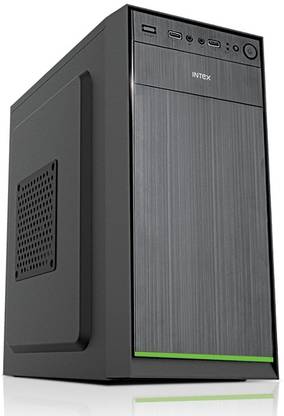INTEX CABINET IT-1707 BLACK Cabinet with USB 2.0 and USB 3.0 Ports Compatible with Computer