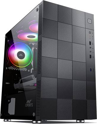 Ant Elite 1000Tg Cabinate Cabinet with USB 2.0 and USB 3.0 Ports Compatible with Computer
