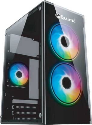 bequick dinamo computer case Cabinet with USB 2.0 and USB 3.0 Ports Compatible with Computer