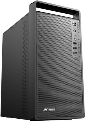 Ant Esports SI11 Mid Tower Cabinet with USB 2.0 and USB 3.0 Ports Compatible with Computer