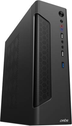 artis NANO 3.0 SLIM ITX/ Micro ATX Cabinet with USB 2.0 and USB 3.0 Ports Compatible with Computer